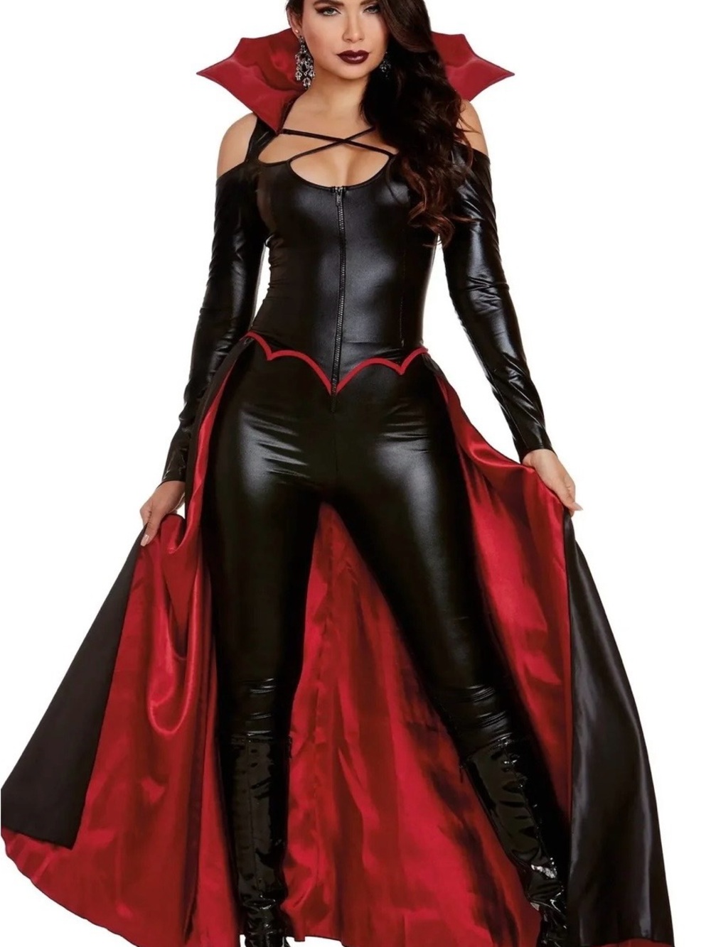 Dreamgirl Halloween Adult Costume Princess Darkness 1 pc Jumpsuit xxs w/ skirt